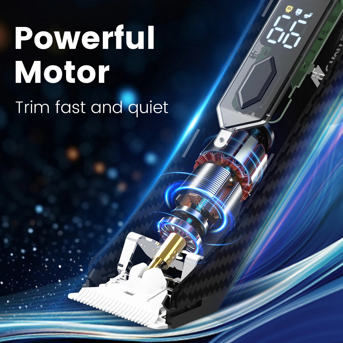 Sejoy Shaver for Men Ball Trimmer for Groin Pubic Grooming Body Hair Trimmer Replaceable Ceramic Blade Heads Electric Razor
