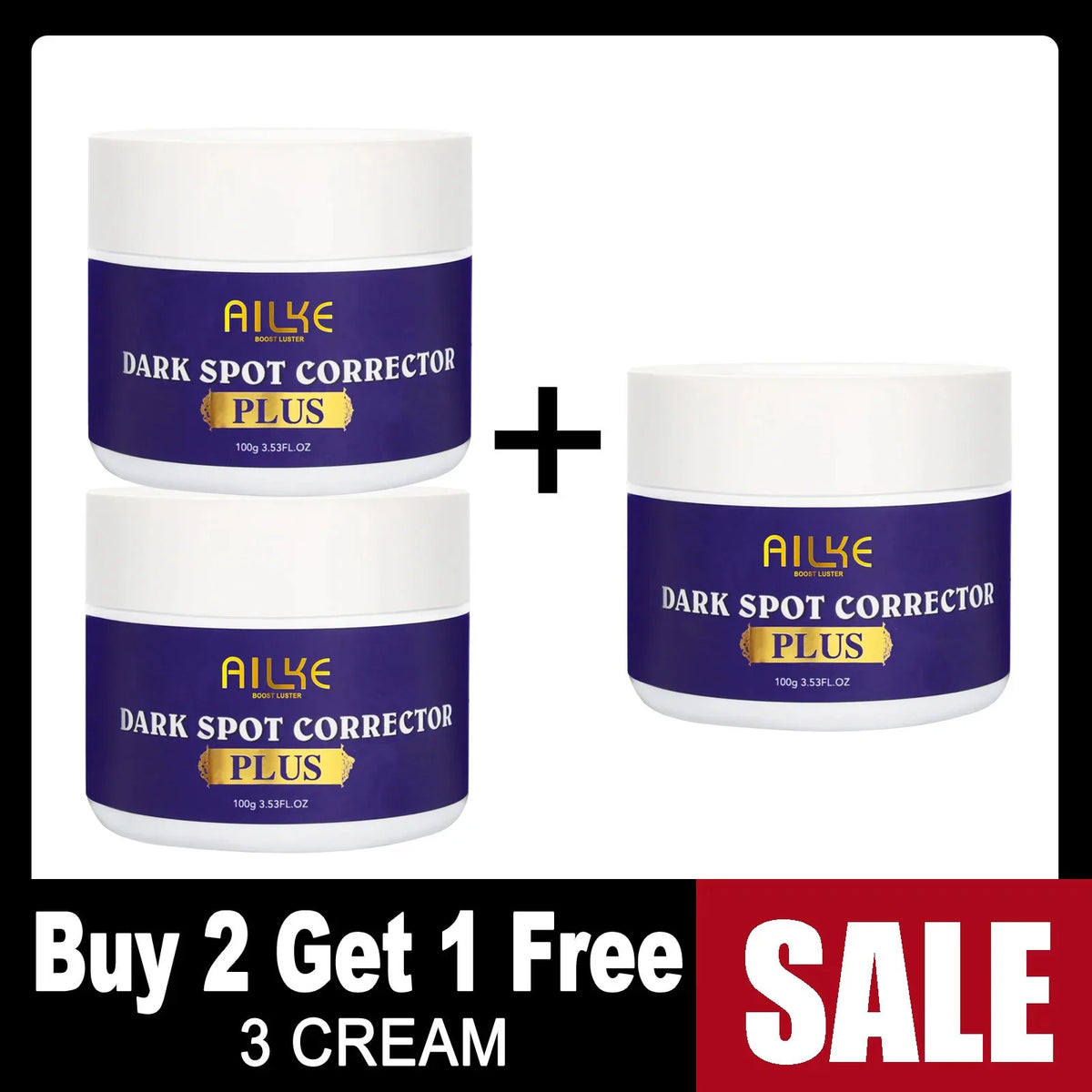 AILKE Glutathione PLUS Skin Care Set, Advanced Lightening Lotion, Moisturizes, Softens Skin, Skin Glowing Range for Men Women