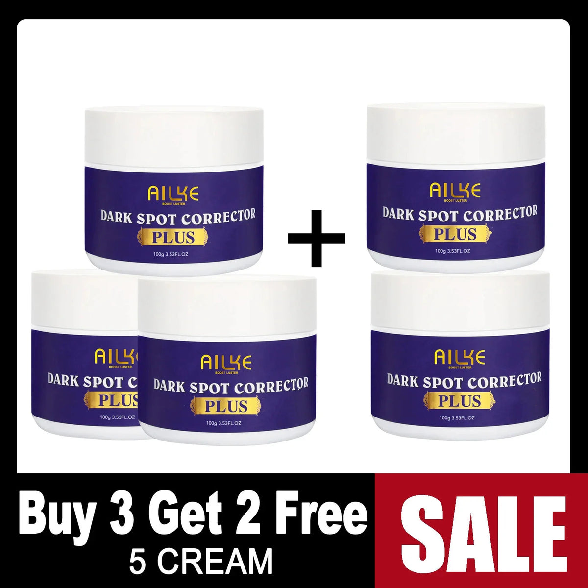 AILKE Glutathione PLUS Skin Care Set, Advanced Lightening Lotion, Moisturizes, Softens Skin, Skin Glowing Range for Men Women