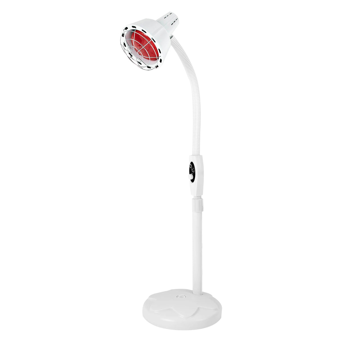 Infrared Heat Lamp, 275W Therapy Lamp for Body or Pain Relief, Adjustable Temperature and Angle Therapeutic Lamp for Home