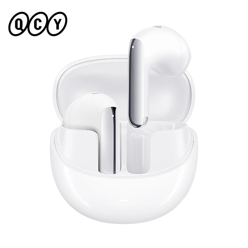 QCY AilyBuds Pro+ Wireless Earbuds Adaptive ANC Bluetooth 5.3 Earphones LDAC Hi-Res Audio Multipoint Connection IPX5 Headphones