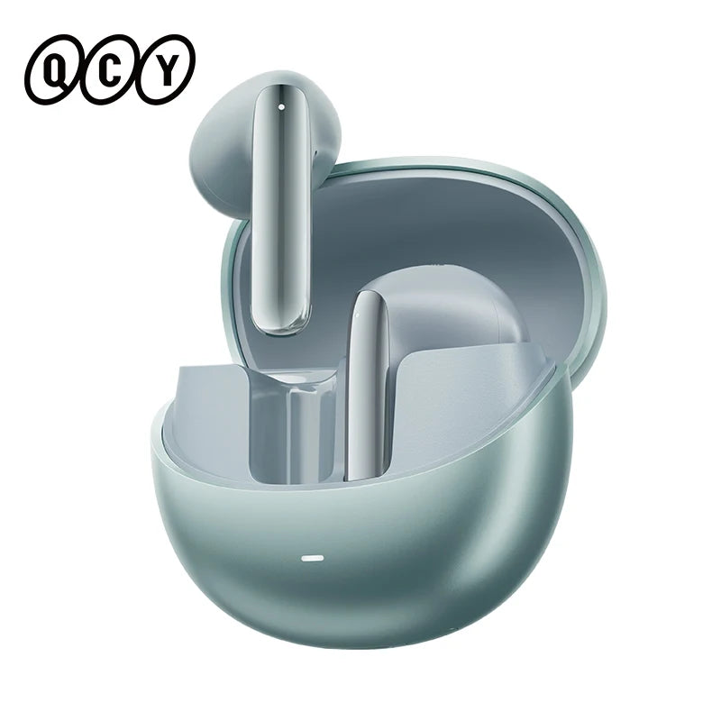 QCY AilyBuds Pro+ Wireless Earbuds Adaptive ANC Bluetooth 5.3 Earphones LDAC Hi-Res Audio Multipoint Connection IPX5 Headphones