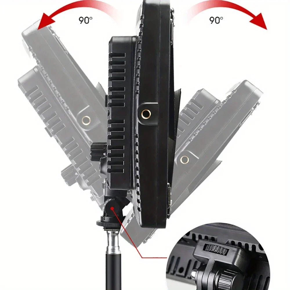 LED Photo Studio Light Video Studio Light With Dimmable for Game Live Video Lighting Portable Video Recording Photography Lamp